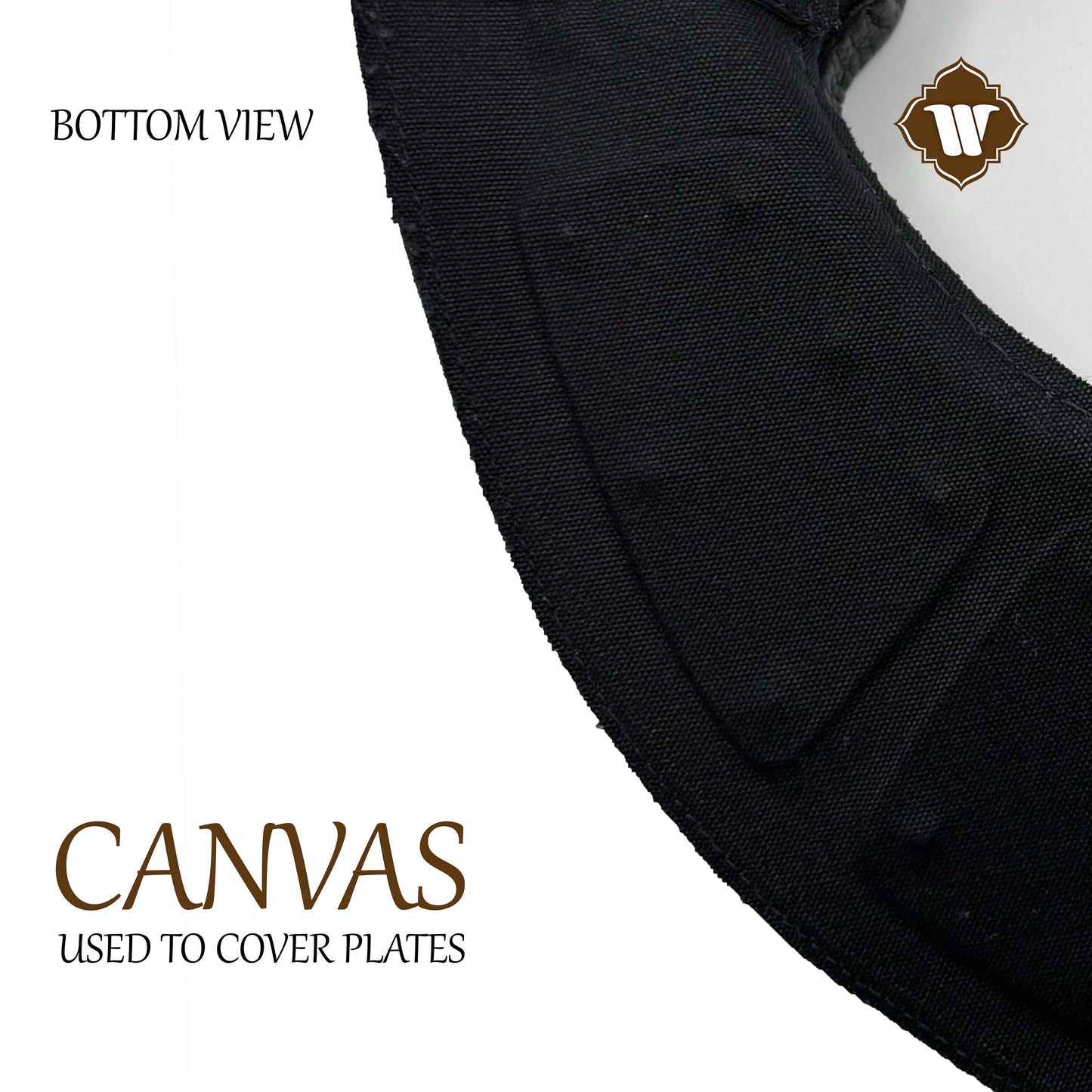 Leather Gorget with Stainless Steel Plates