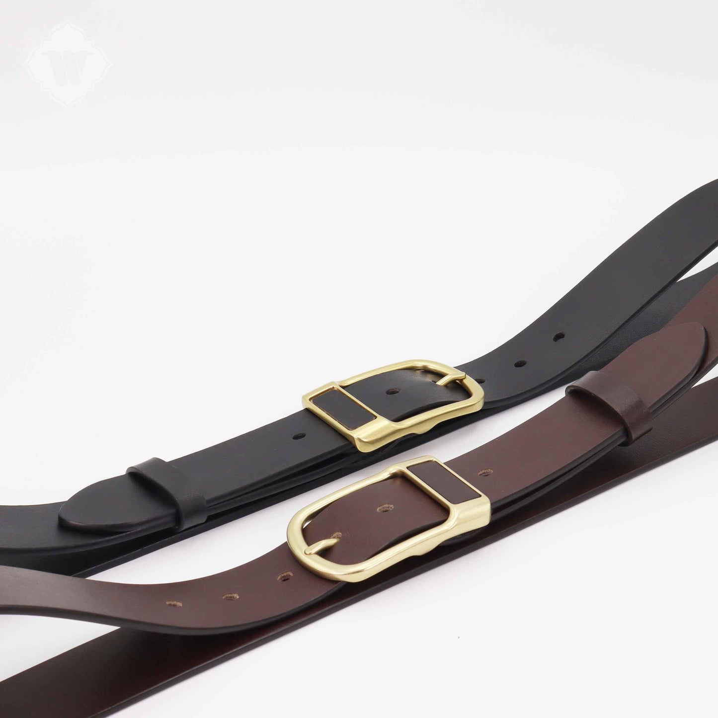 Handcrafted Brown Genuine Leather Pin Buckle Belts – Stylish, Durable, Adjustable Waist Belts for Men & Women