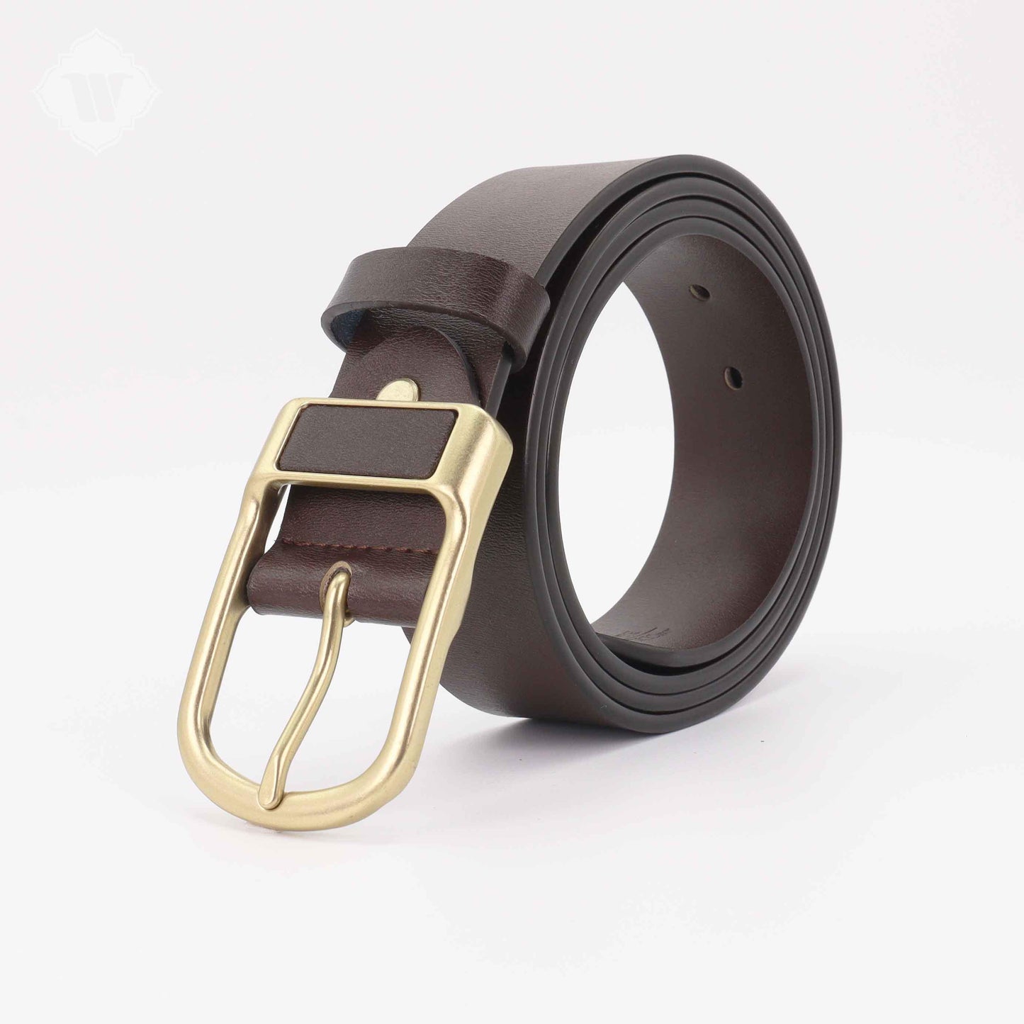 Handcrafted Brown Genuine Leather Pin Buckle Belts – Stylish, Durable, Adjustable Waist Belts for Men & Women