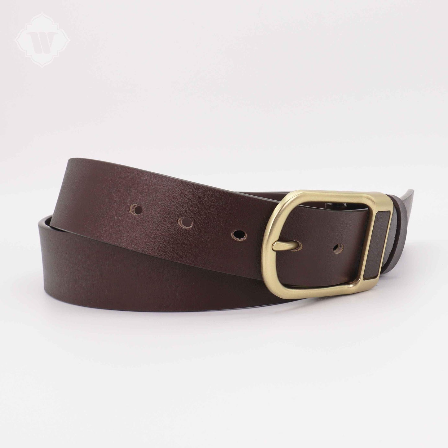 Handcrafted Brown Genuine Leather Pin Buckle Belts – Stylish, Durable, Adjustable Waist Belts for Men & Women